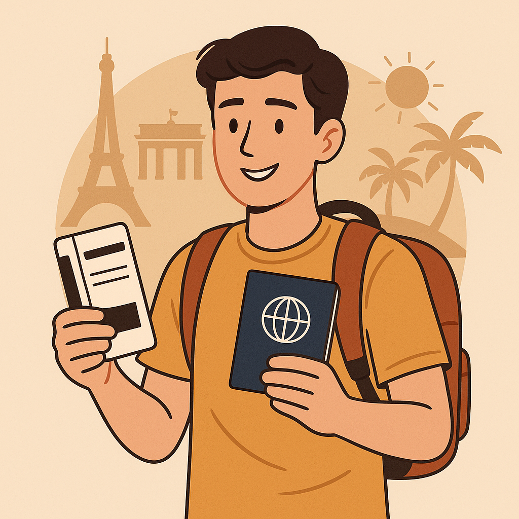 Étudiante préparant ses documents traduits officiellement pour partir étudier à l’étranger – DocuTrad