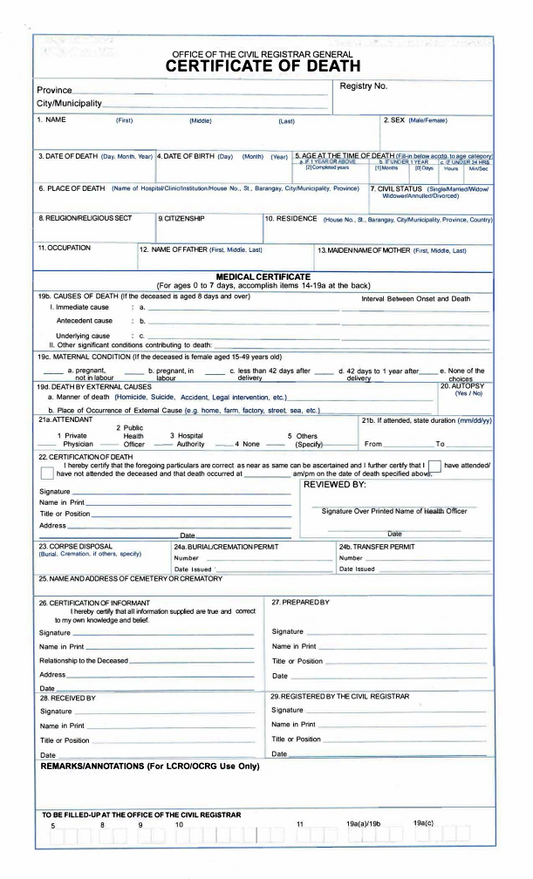 Traduction assermentée d’acte de décès reconnue en France et à l’étranger – DocuTrad