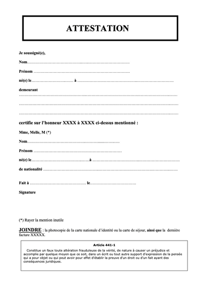 Traduction assermentée d’attestation reconnue en France et à l’étranger – DocuTrad