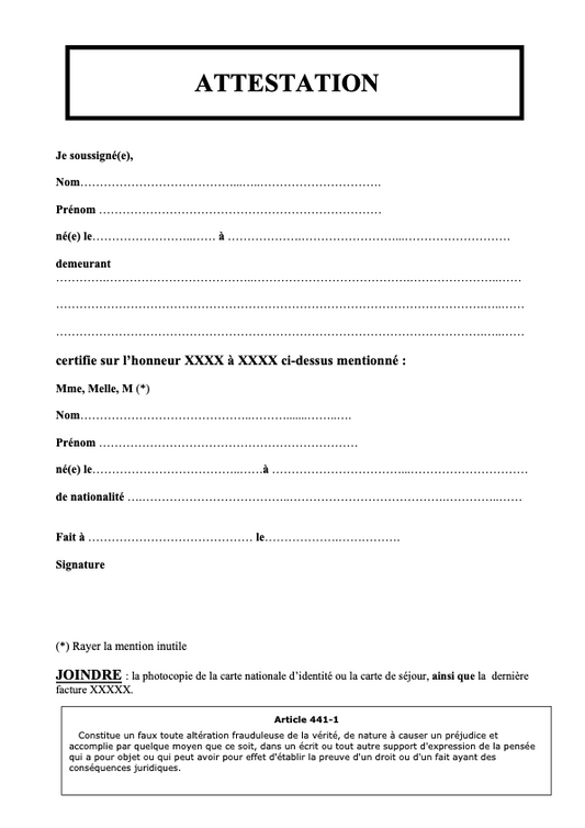 Traduction assermentée d’attestation reconnue en France et à l’étranger – DocuTrad