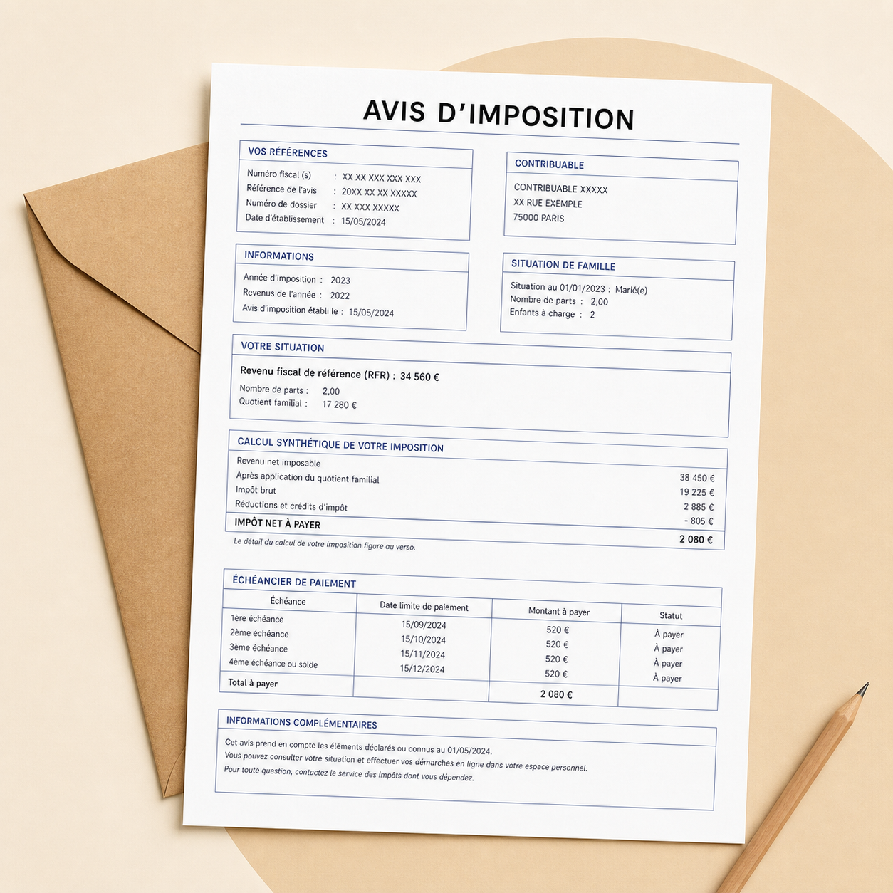 Avis d’imposition pour traduction assermentée – DocuTrad