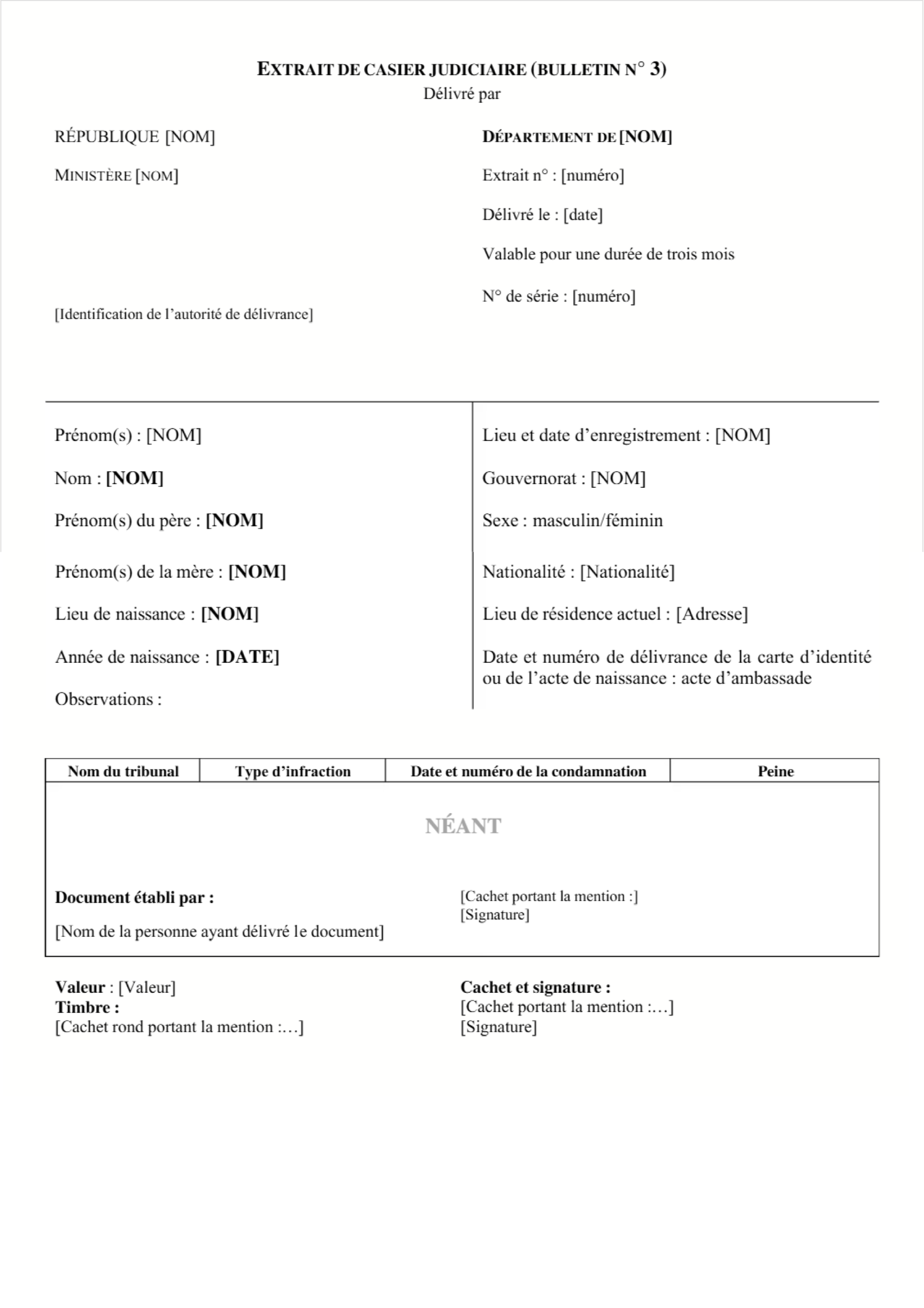 Traduction assermentée d’extrait de casier judiciaire reconnue en France et à l’étranger – DocuTrad
