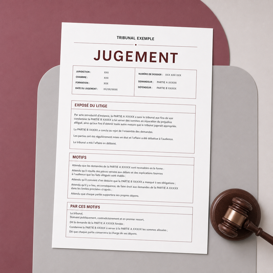 Jugement pour traduction assermentée – DocuTrad
